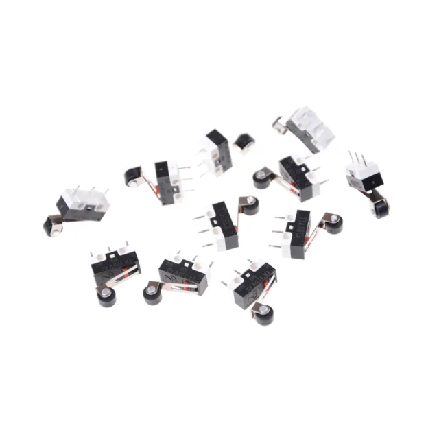10x 1A 125V Micro Switch Roller Lever Actuator SPDT Sub Miniature -lk 2