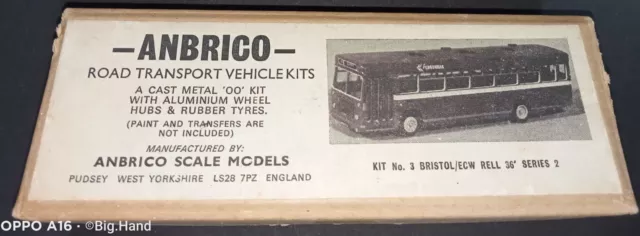 Kit Anbrico n. 2 - 00 / 1:76 - autobus - Leyland PLSC 3 Lion 1927