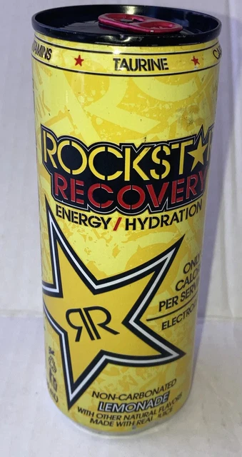 2009 Original Rockstar Recovery Lemonade Hydration Discontinued Can Full 8.4 Oz