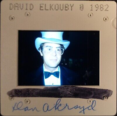 Br8-74 1982 Dan Akroyd @ Hollywood Event Celebrity Candid Orig 35Mm Color Slide