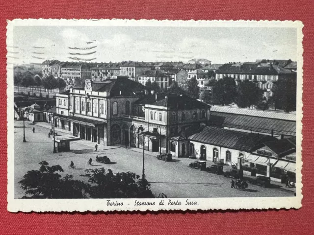 Cartolina - Torino - Stazione di Porta Susa - 1940