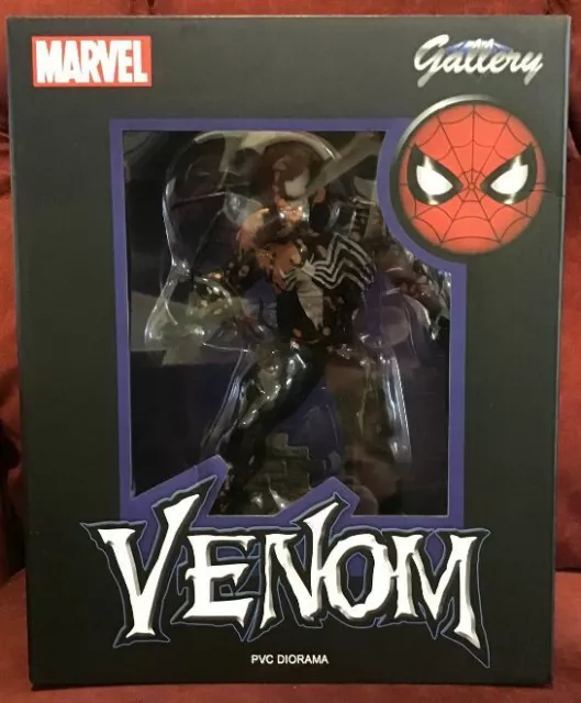 2018 nuevo diorama de PVC Diamond Select Marvel Gallery Venom sin usar en caja