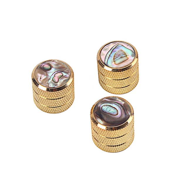 3 pz pulsanti controllo volume chitarra per basso oro