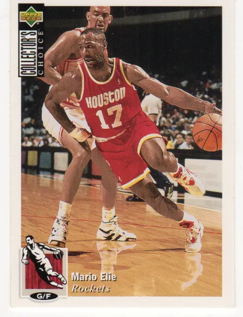 figurina CARD BASKET NBA 1993/94 NEW numero 427 MARIO ELIE
