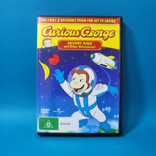 CURIOUS GEORGE - ROCKET RIDE and Other Adventures (DVD) Animation Kids TV Series