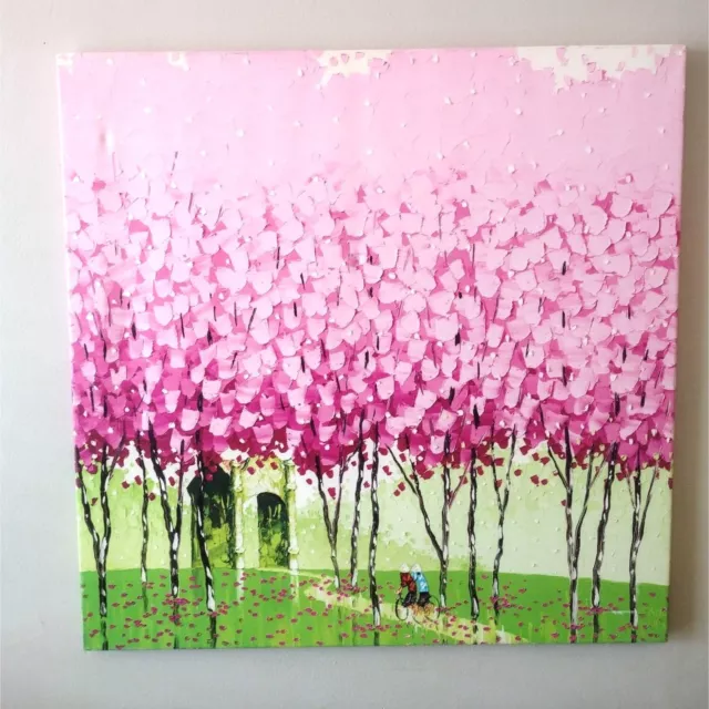 Canvas Bright Pink Princess Fairy Painting 26x26 Home Wall Art Big Art Sale 2