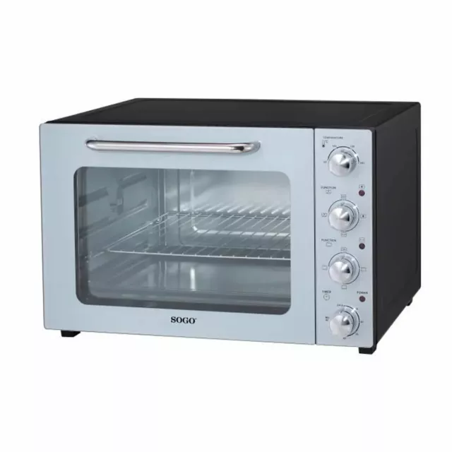 Sogo 48L Mini Four Electrique Avec Rotissoire Convection Et Fonctions - Grill