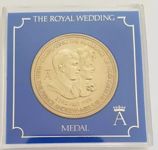 1986 The Royal Wedding of HRH Prince Andrew & Sarah Ferguson Commemorative Medal