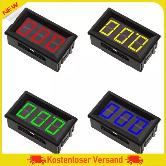 0.56inch Voltage Meter High Precision DC 0-100V Digital Voltmeter Gauge for Car