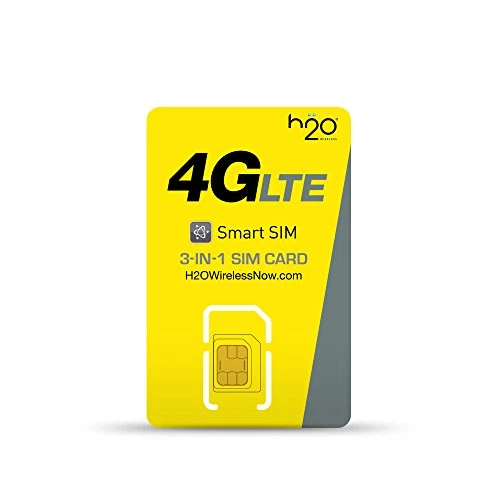 H20 Wireless Unlimited Prepaid (AT&T) Micro SIM Card for iPhone 4