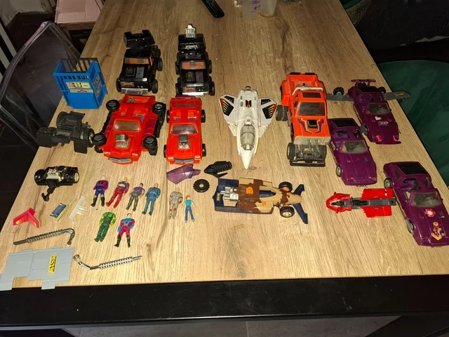 Lot De Petits Véhicules Transformables Vintage - Années 80, Collection Transformers / Mattel