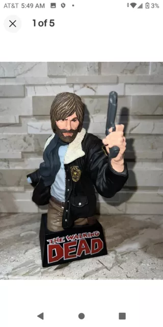 The Walking Dead Rick Grimes Coin Bank Diamond Select
