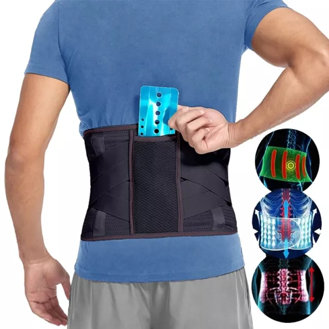 Orthotics Lumbar Support Waist Trainer Belt Back Brace Pain Relief Men Women ASD