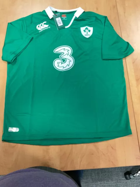 Ireland Home Rugby home pro shirt 2014/15 3XL new with tags