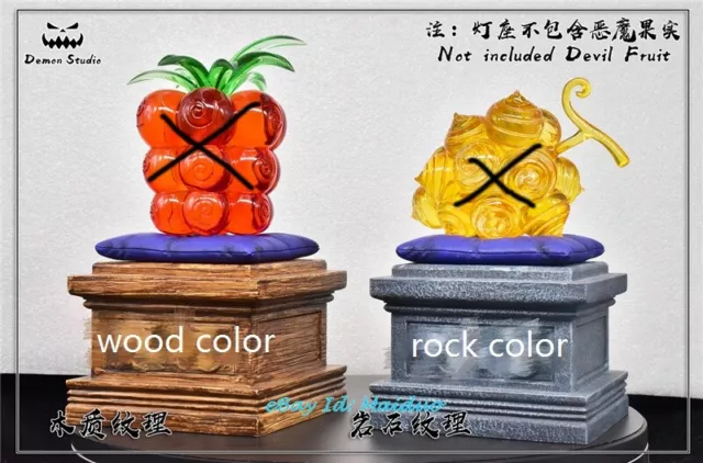 Demon Studio Devil Fruit set #7 Transparent One Piece Statue Resin 11cm