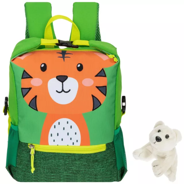 Rucksack Jungen Mädchen Fabrizio Recycling Kinderrucksack Tasche 20643 Tiger +e