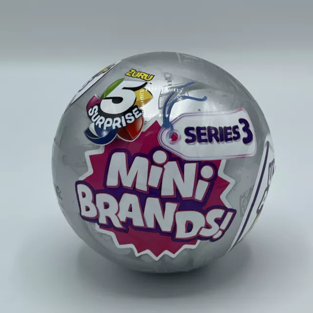 New Mini Brands Series 3 Gray Ball Zuru 5 Surprise New In Package Sealed