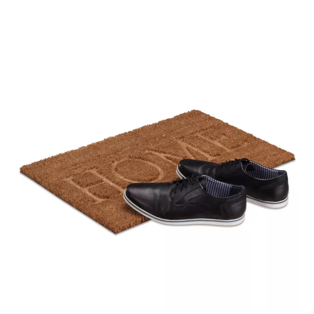 Paillasson Home tapis d’entrée en fibres de coco accueil plancher natte