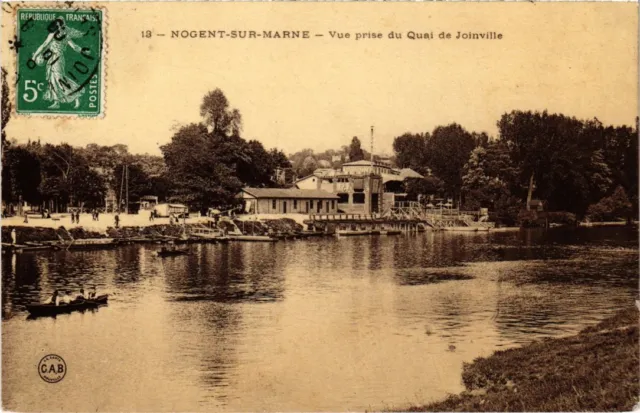 CPA Nogent sur Marne vue prise du Quai de Joinville (1348044)