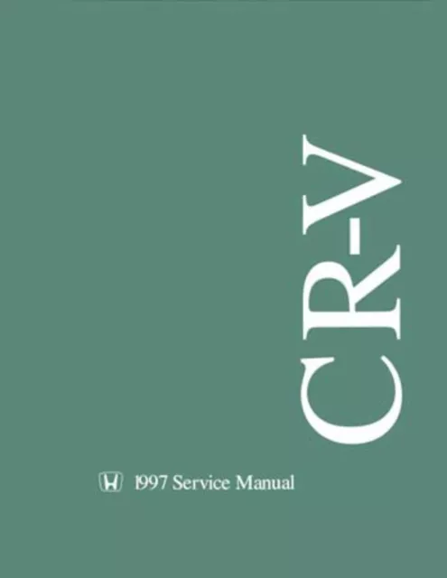 1997 Honda CR-V CRV Shop Service Repair Manual Book Engine Drivetrain Electrical