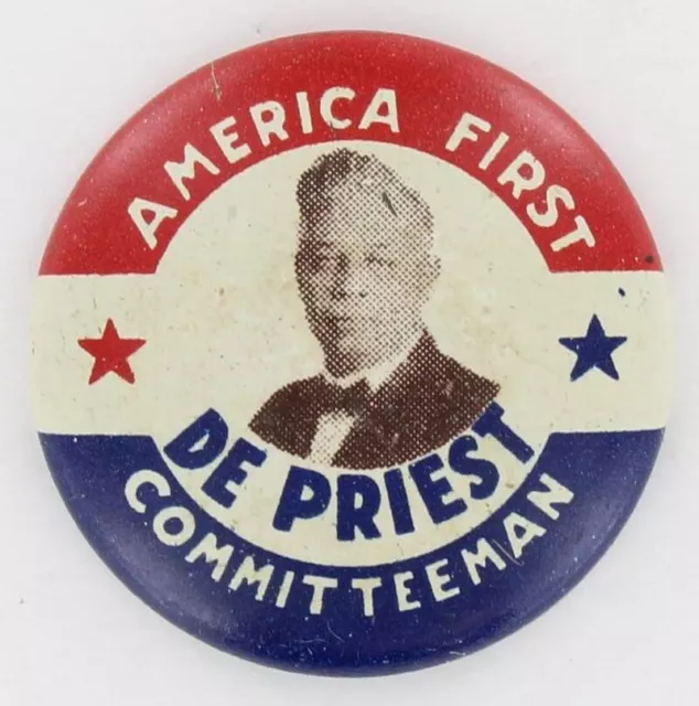 Oscar De Priest 1940 1st Black Congressman Civil Rights WWII Politics P1407