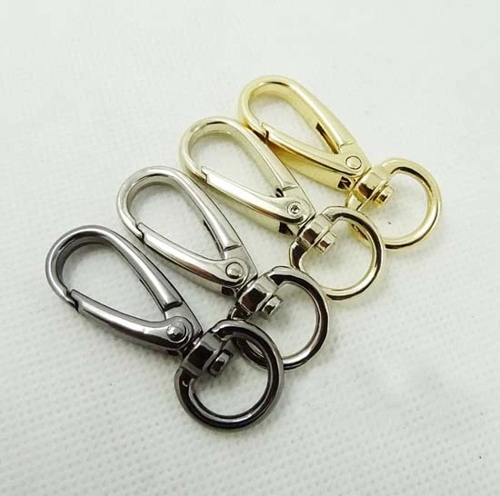 Bag Clasps Snap Hook Swivel Trigger Clips for 11 mm Handbag Strapping Bag V9