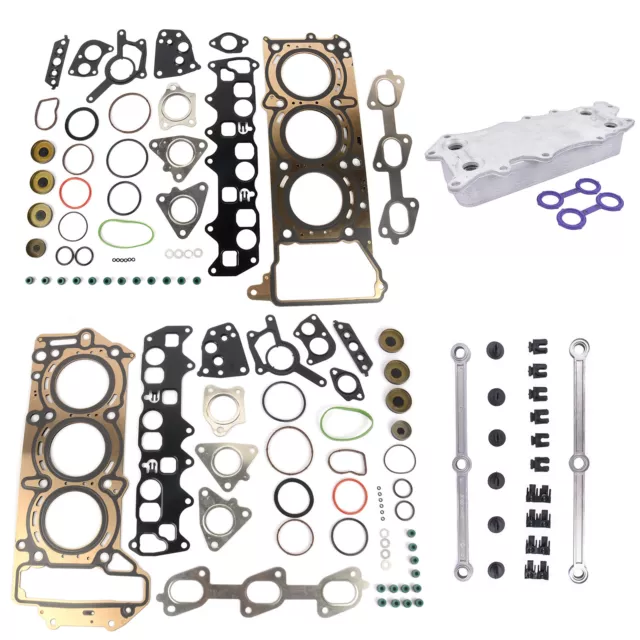 Dichtsatz Dichtungsset f. Ölkühler Reparatur Für Mercedes X164 C219 OM642 3.0 V6