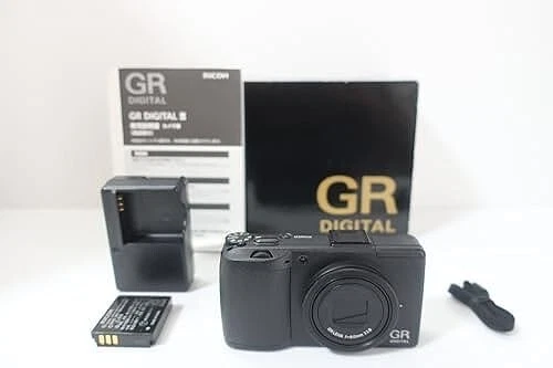 Ricoh GR DIGITAL III 10.0MP Digital Camera 2009 BLACK Ricoh Camera