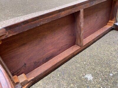 Antique English Upholstered William IV Solid Rosewood Window Seat, c 1810 9