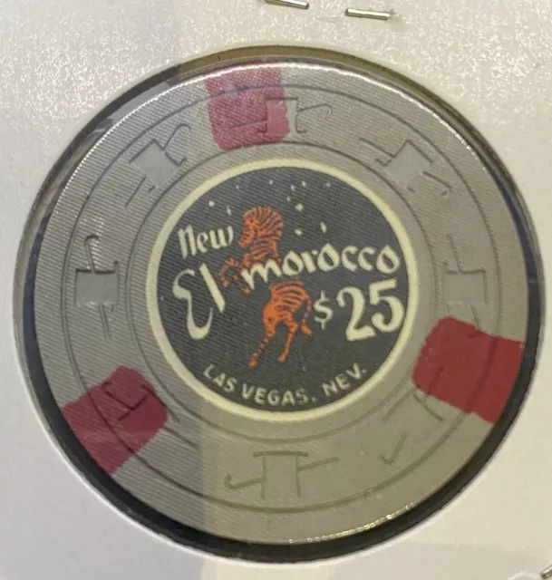 ((Nice)) $5 New El Morocco Casino Chip  Las Vegas Nevada Gambling Poker Token