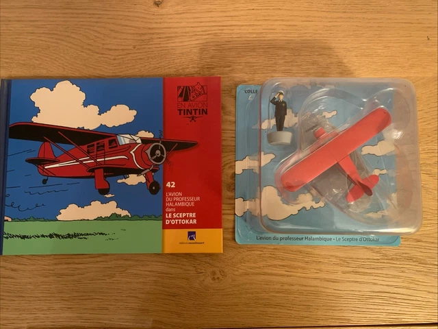 Figurine Tintin En Avion N°16 – Le Chasseur Bordures, Le Sceptre D'Ottokar, Neuve