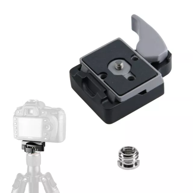 323 RC2 Quick Release Clamp Adapter For Manfrotto 200PL-14 Camera Tripod Plate