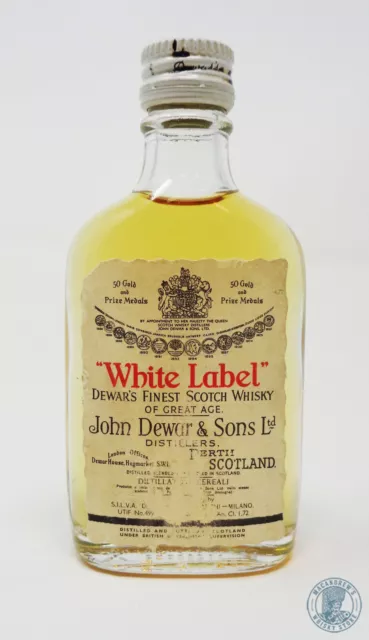 Miniature / Mignon Scotch Whisky DEWAR'S White Label