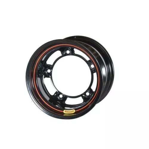 BASSETT Wheel 15in x 10in W/5 LW Black 50SR65-LW