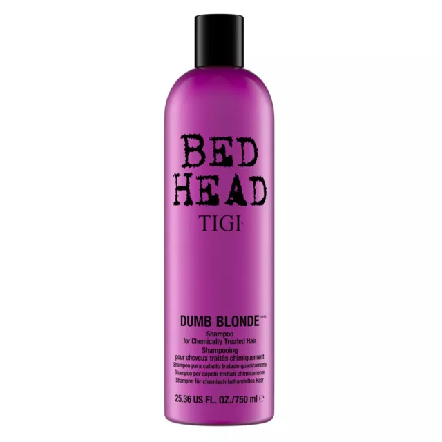 Shampoo Per Capelli Biondi TIGI Bed Head Dumb Blonde Treated Hair Shampoo 750ml