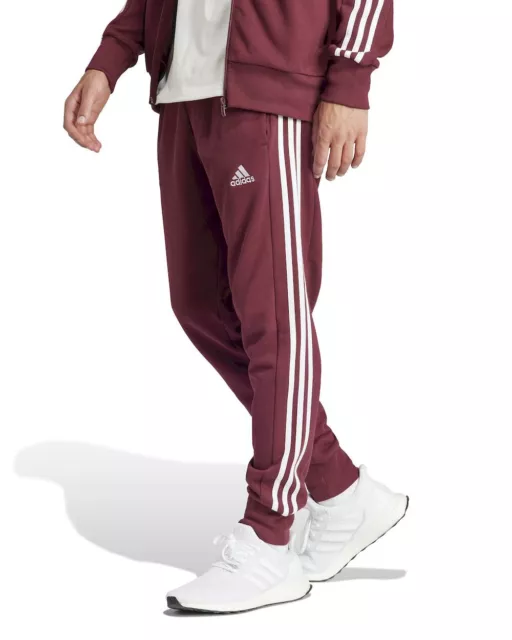 Pantaloni tuta Pants UOMO Adidas 3 Stripes French Terry Rosso Shared