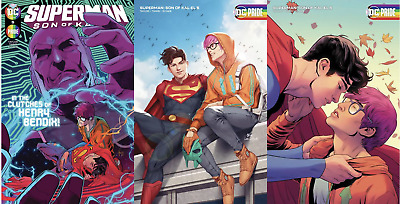 SUPERMAN SON OF KAL-EL #5 A/B/C LOT - Timms & B InHyuk Lee & C Moore nm-mint