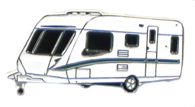 Caravan Metal Enamel Pin Badge 