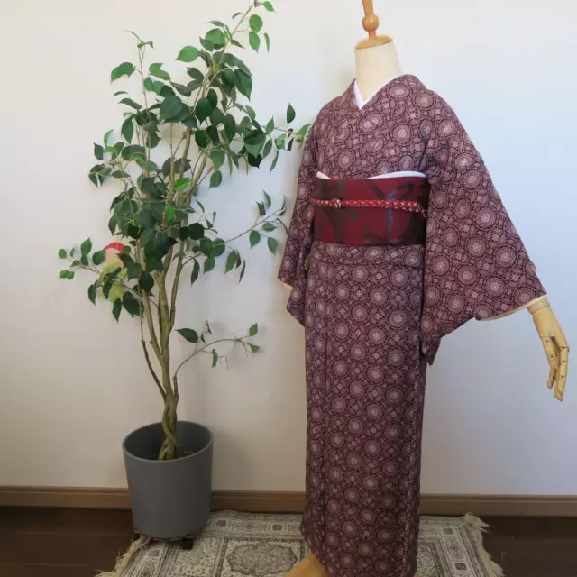 Japanese Taisho calm Adult Kimono Set Of 3