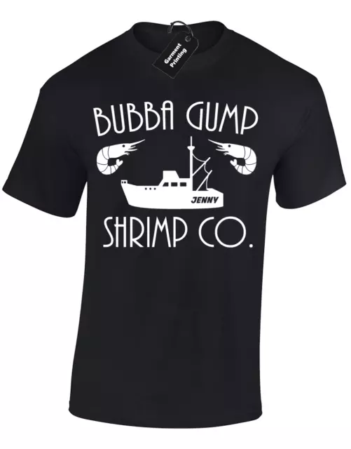 Bubba Gump Shrimp Mens T Shirt Tee Forest Gump Classic Tom Movie Cult Hanks