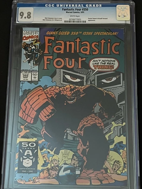 Fantastic Four #350 CGC 9.8 - Doctor Doom Appearance -  1991