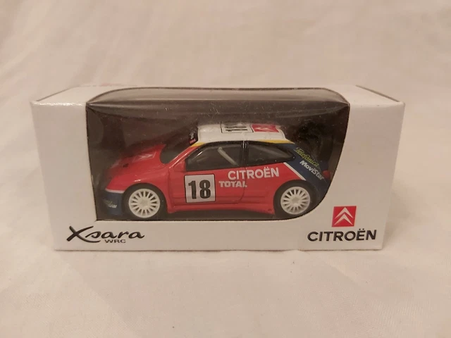 Norev 1/43 Citroën Xsara WRC – Rallye Monte Carlo 2003 (Loeb, McRae, Sainz)