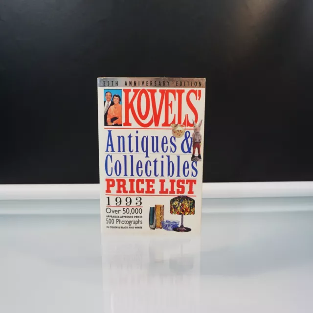 Vintage 1993 Kovels' Antiques and Collectibles Price List 25th Anniversary Ed