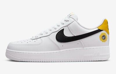 Nike Air Force 1 Low Have a Nike Day White Gold Mens DM0118-100 NEW