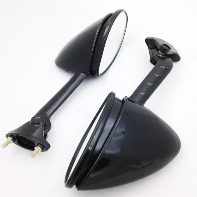 For Kawasaki ZZR 1400 ZX14R 2006-2011 Black OEM Racing Mirrors With Turn Signals