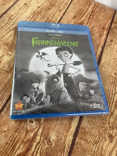 Frankenweenie (Blu-ray/DVD, 2013) New Tim Burton