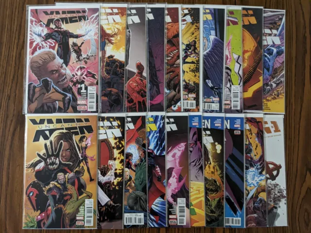 Uncanny X-Men 1-19 + Annual Complete Run Marvel Comic 2016 Series Set Collection