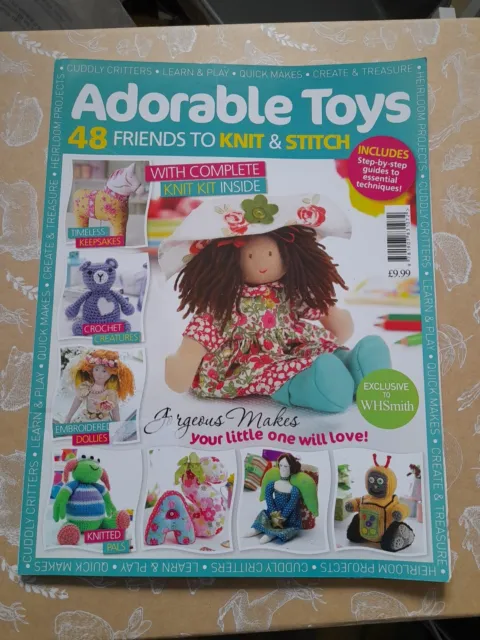 Adorable Toys To Knit And Stitch Book