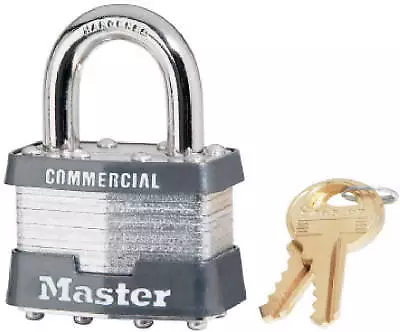 Master Lock 1KA-2179 1-3/4-In. Laminated Steel Keyed Padlock