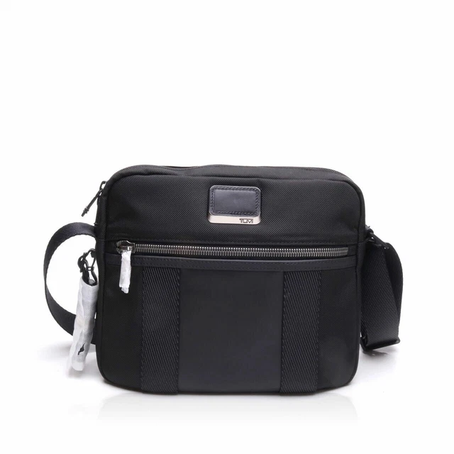 NEW TUMI Alpha Bravo Men's Stewart Black Crossbody Bag MSRP $350